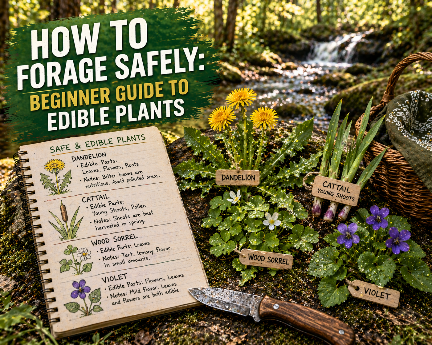 How to Forage Safely: Beginner Guide to Edible Plants