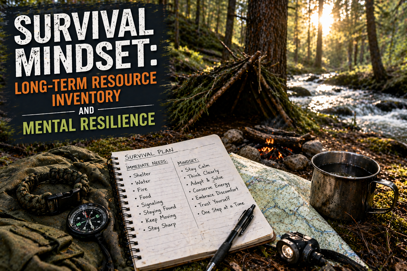 Survival Mindset: Long-Term Resource Inventory and Mental Resilience