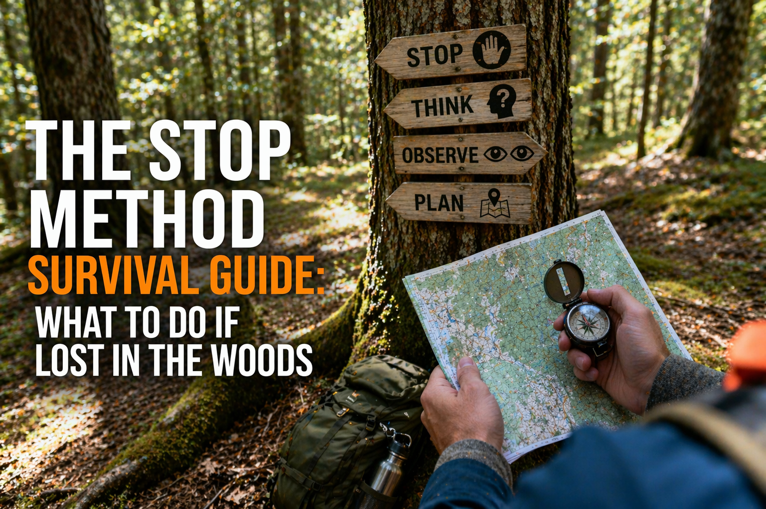 The Stop Method Survival Guide, What To Do If Lost In The Woods